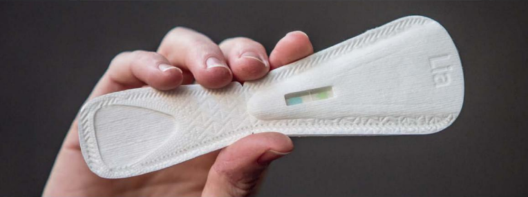 Lia, a paper-based pregnancy test