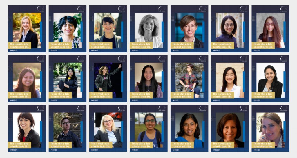 Speakers at the second annual Women in Data Science @ Penn Conference