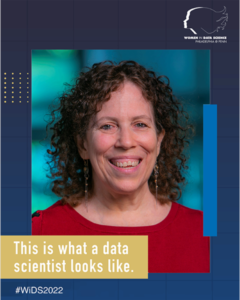 Tal Rabin, with text that reads "This is what a data scientist looks like."