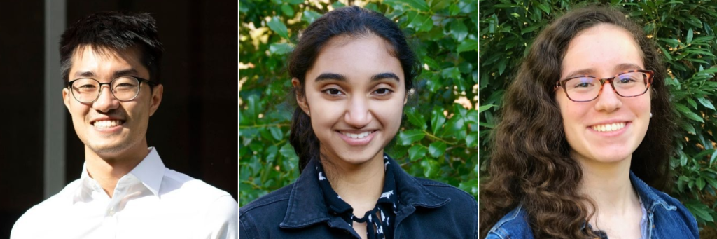 Joshua Chen, Shriya Karam and Laila Barakat Norford