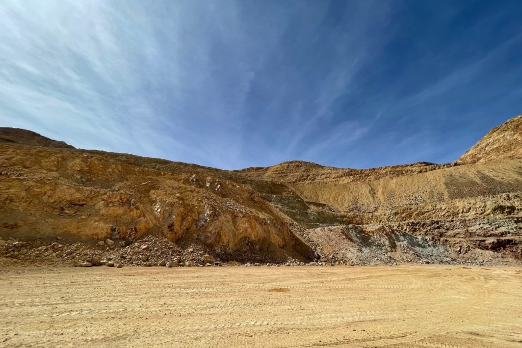 A Nevada gold mine the researchers visited