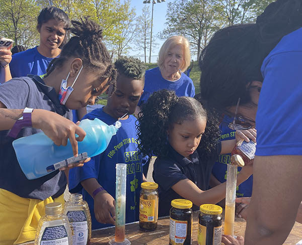 Student participants in 2023 Stem Field Day.