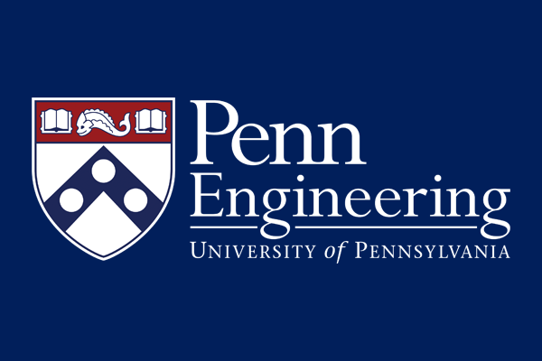 Penn Engineering logo on a blue background.